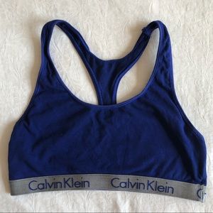 Royal blue calvin klein bralette